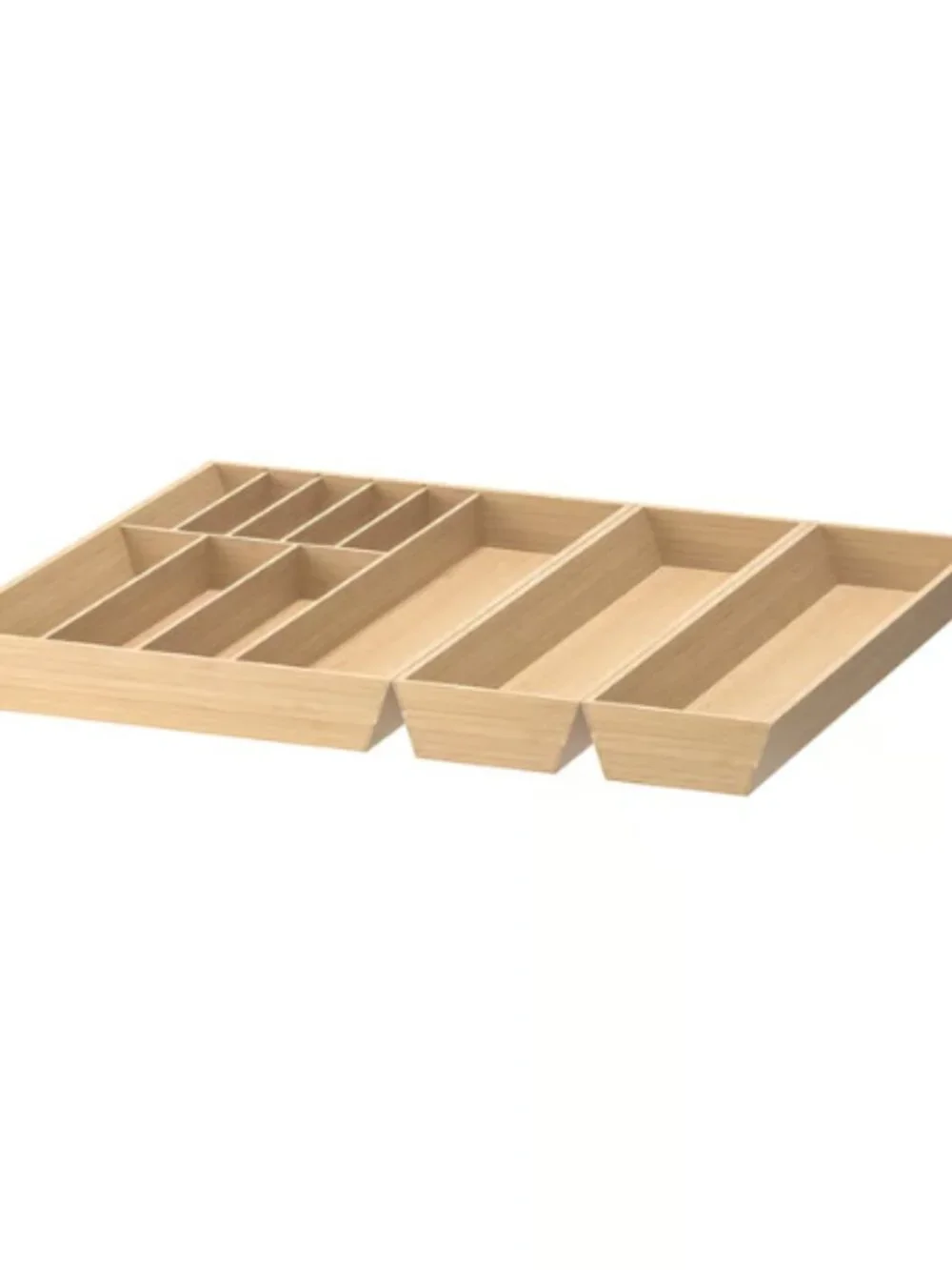 UPPDATERA 695.096.23  Flatware tray/2 utensil trays, light bamboo, 26x19 1/2